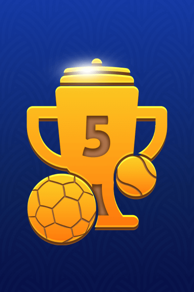 Gana 5 apuestas deportivas