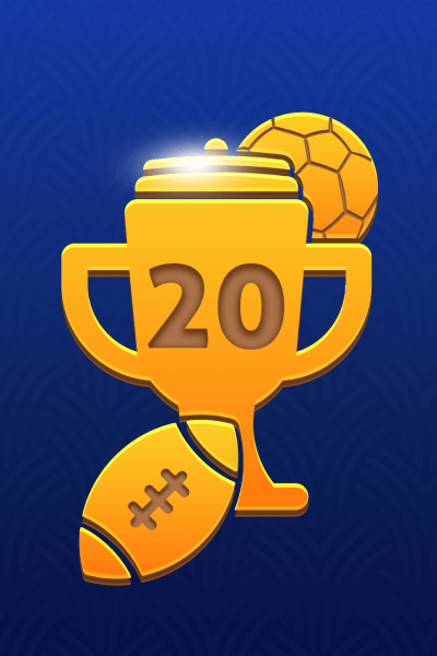 Gana 20 apuestas deportivas